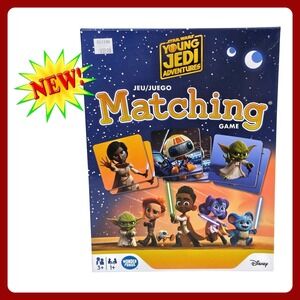 Star Wars Young Jedi Adventures Matching Game Wonder Forge '23 Memory New Sealed